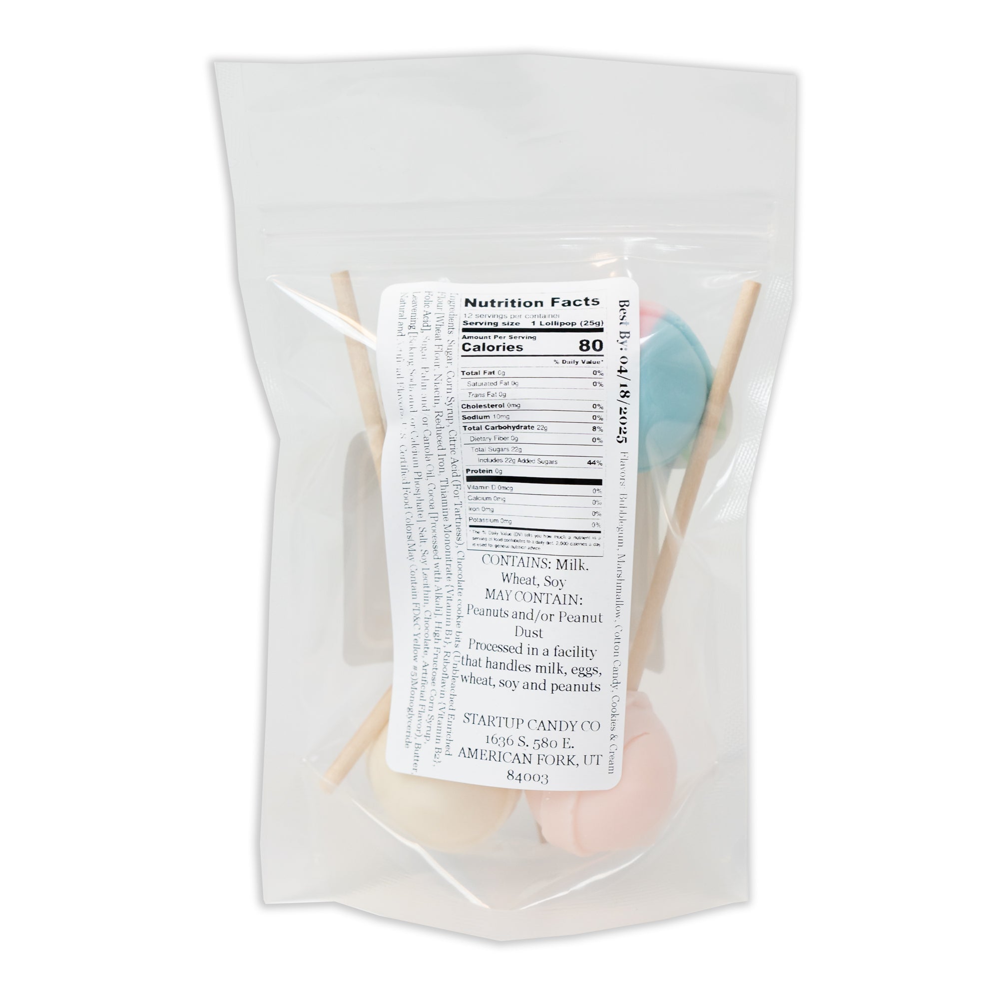 Sugar Rush Jumbo Pop Assortment - 4 count