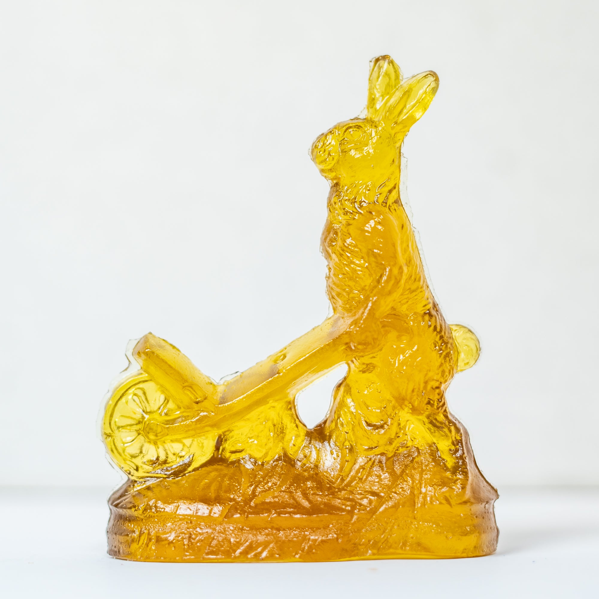 Clear Toy Candy - Bunny with Wheelbarrow