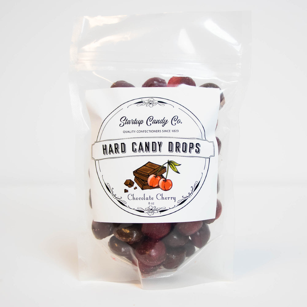 Chocolate Cherry Hard Candy Drops