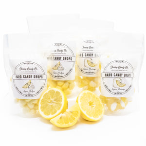 Lemon Lovers - Old Fashioned Hard Candy Drops - 2 Flavor Variety Pack - Lemon Meringue & Lemon Chiffon